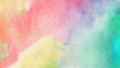 Fototapeta na wymiar abstract colorful watercolor background with pastel colors texture, copy space, beautiful mix coloured wallpaper, generative ai, soft light mindful relaxing color theory