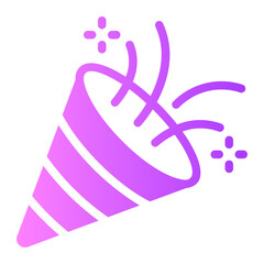 party gradient icon