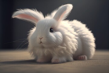 cute rabbit,generative AI