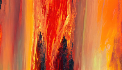 Abstract Oil Painting Texture - ai generative