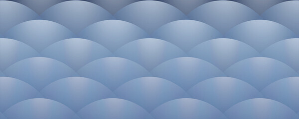 Smooth soothing white and blue wavy background with scales