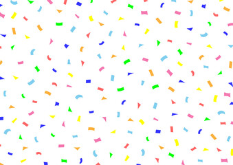カラフルな紙吹雪背景