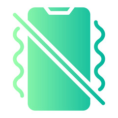 phone vibration gradient icon