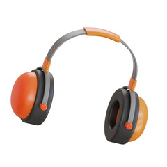 Ear Muffs 3D Icon