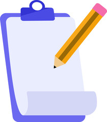 clipboard icon with checkmark and pencil