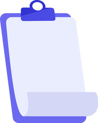 clipboard icon with blank paper