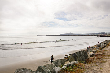 Catching Waves: Surfing on the Beach
