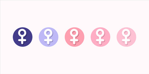 Female Symbols icon international women's days