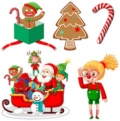 Merry Christmas Object Decoration Item Collection