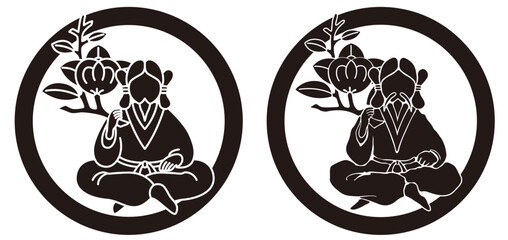 家紋風デザイン / 田道間守