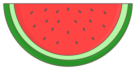 watermelon slice sticker png