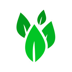 Minimalist vector of natural or organic symbol.