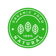 Minimalist vector of natural or organic symbol.