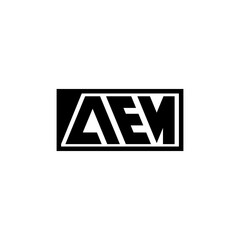 AEM modern logo initials, perfect for a company logo