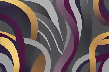 unobtrusive colorful modern curvy waves background illustration with dark slate gray
