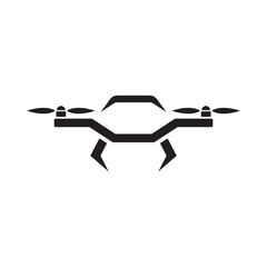 Drone logo template vector icon