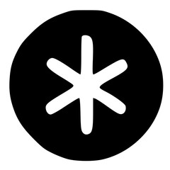 Fototapeta premium black and white of icon shape