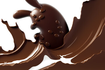 This white background with Easter chocolate is the perfect choice for any project related to this holiday.