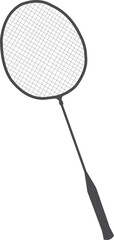 badminton racket silhouette  2023030801