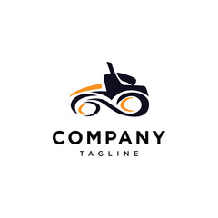 Infinity Trucking vector icon template.