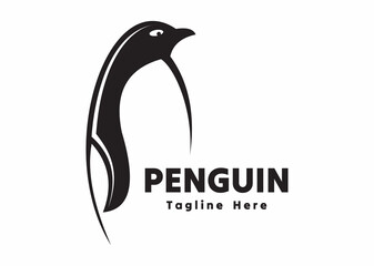 simple penguin logo