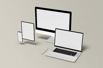 Multi Device Blank Mockup