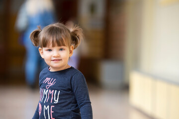 Close up portret of little beautiful girl © Vesna