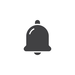 Notification bell vector icon