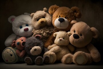 teddies created using AI Generative Technology