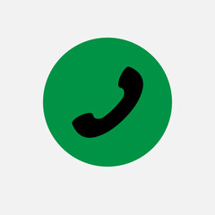 Call Icon. Telephone, Phone Symbol - Vector.     