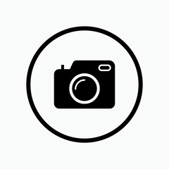 Camera Icon - Vector, Sign and Symbol for Design, Presentation, Website or Apps Elements.   