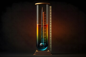 thermometer created using AI Generative Technology