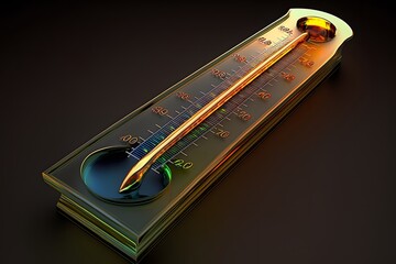 thermometer created using AI Generative Technology