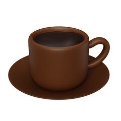 coffee 3d illustration