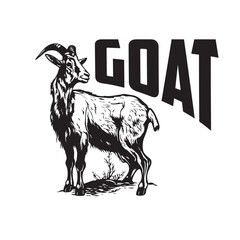 Goat Illustrations Logo, Goat Logo Vector