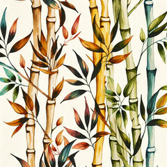 Beautiful colorful tropical leaves. Abstract background or wallpaper. Printable artwork. Generative AI.