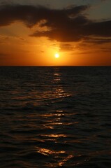 Obraz premium Atardecer en el bello Holbox México