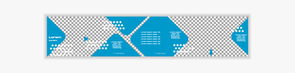 Internet application carousel squares on a your photo background endless post to insert your photo. Vector illustration. © Itsee