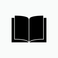 Book Icon - Vector, Sign and Symbol or Banner for Design, Presentation, Website or Apps Elements.     