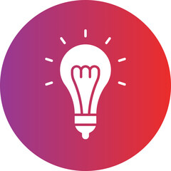 Fototapeta premium Vector Design Bulb Icon Style
