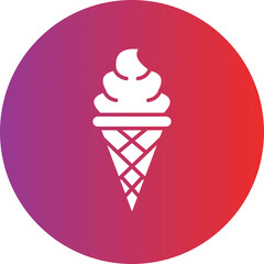 Vector Design Ice Cream Icon Style