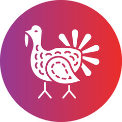 Vector Design Turkey Icon Style