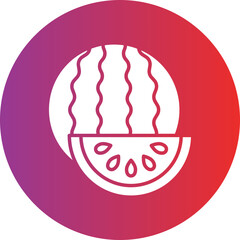 Vector Design Watermelon Icon Style