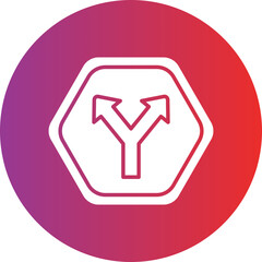 Vector Design Intersection Icon Style