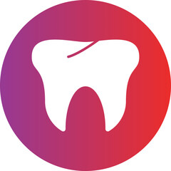 Vector Design Tooth Icon Style