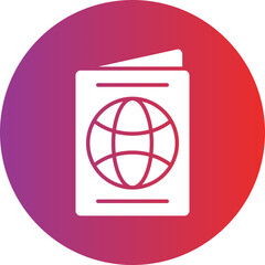 Vector Design Passport Icon Style