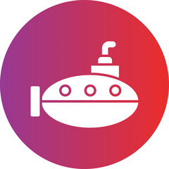 Vector Design Submarine Icon Style
