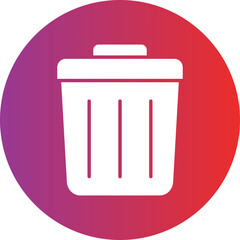 Vector Design Trash Bin Icon Style