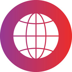 Vector Design Globe Icon Style