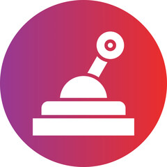 Vector Design Control Lever Icon Style